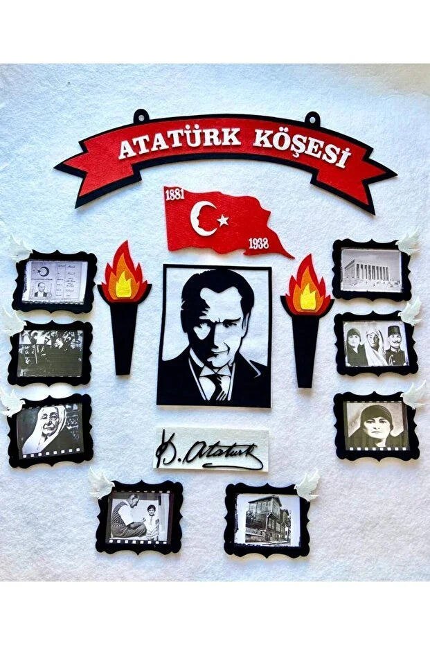 Atatürk Köşesi Keçe – Keçeden Atatürk Köşesi Panosu