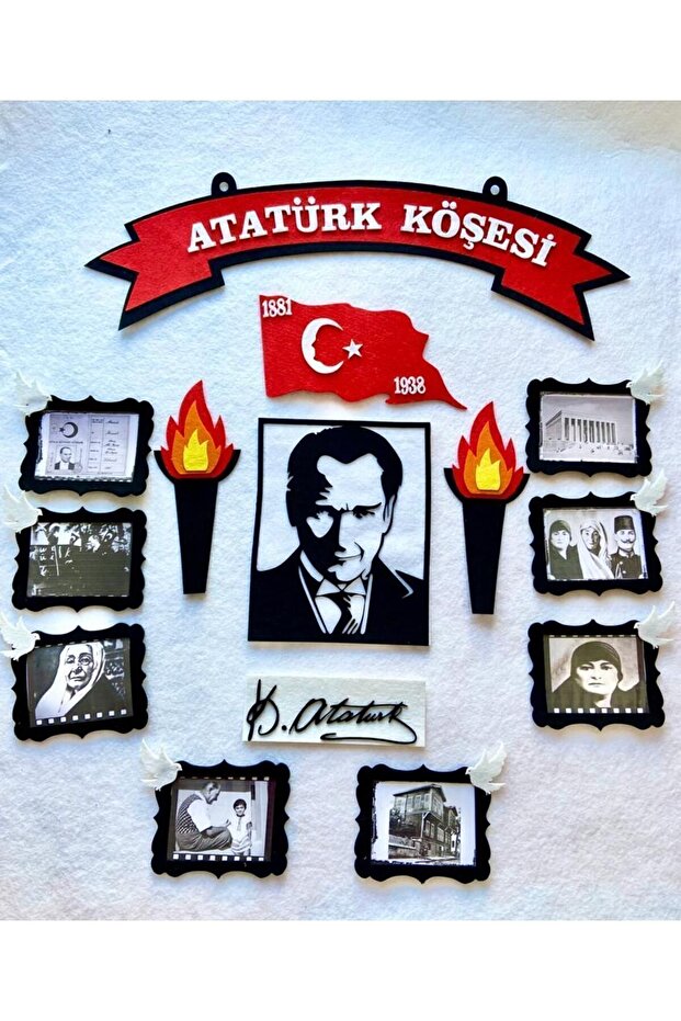 Atatürk Köşesi Keçe – Keçeden Atatürk Köşesi Panosu