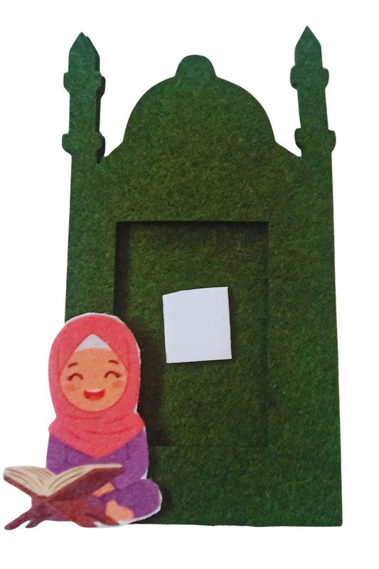 Ramazan Magnet Keçe Kız Çocuk Figürlü