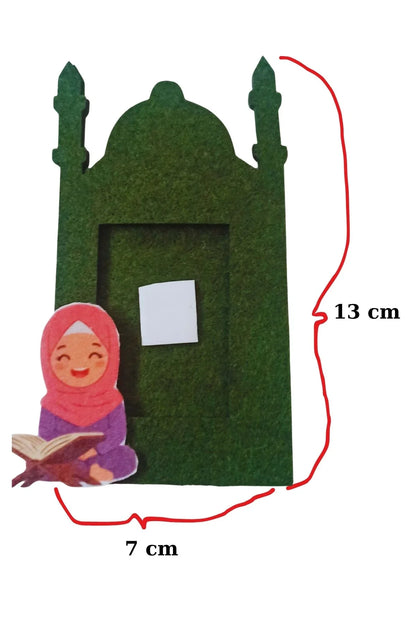 Ramazan Magnet Keçe Kız Çocuk Figürlü