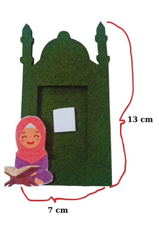 Ramazan Magnet Keçe Kız Çocuk Figürlü