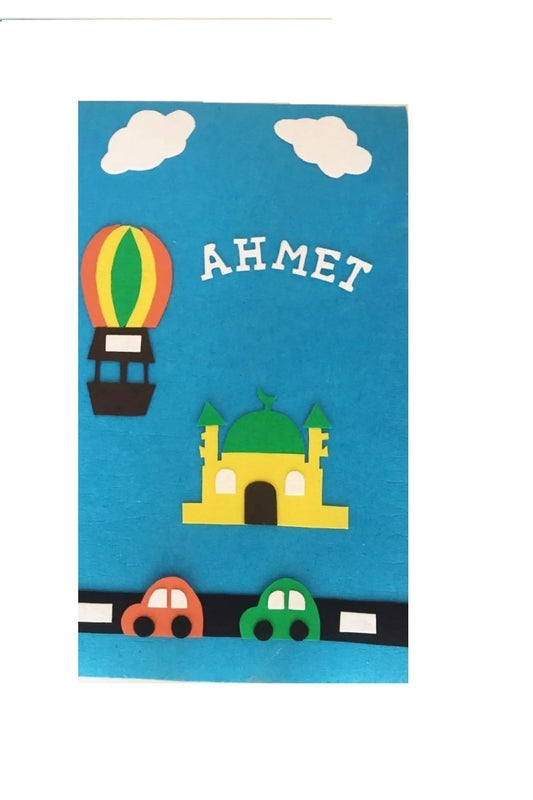 İsimli Çocuk Seccadesi Erkek Camili Namaz Çocuklar Seccade Çocuk Keçe