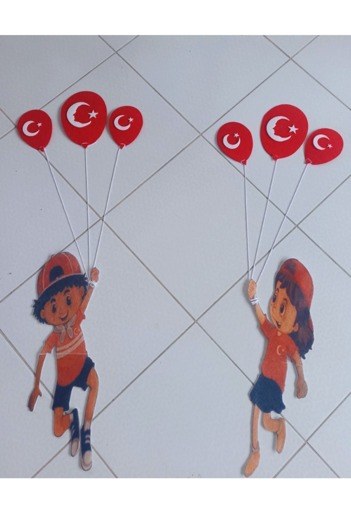 23 Nisan Okul Öncesi Keçe Pano – Hazır Anaokulu Sınıf Süsleme Panosu